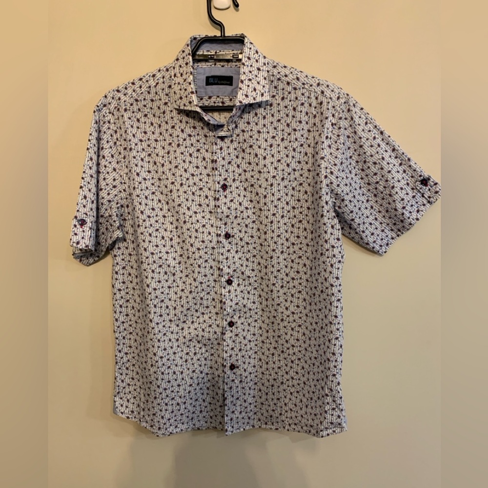 BLU by Polifroni Flowered Short Sleeve